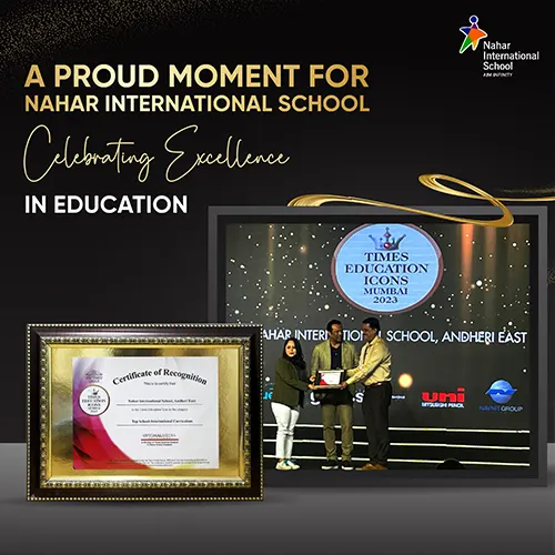 nahar internatonal school no. 4 rank in maharashtra,mumbai