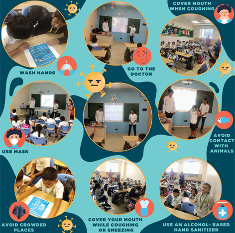 Corona Virus Awareness Drive at CP Goenka International School