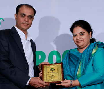 Awarded with the Outstanding in Learning and Development Award